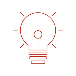 ETL Prüfung & Beratung - ETL Wirtschaftsprüfung Piktogramm Glühbirne